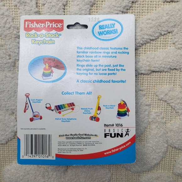Fisher price rock a stack keychain 2001 - Picture 2 of 2